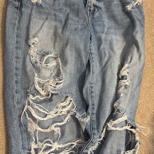 Distressed Light Blue Women's Jeans